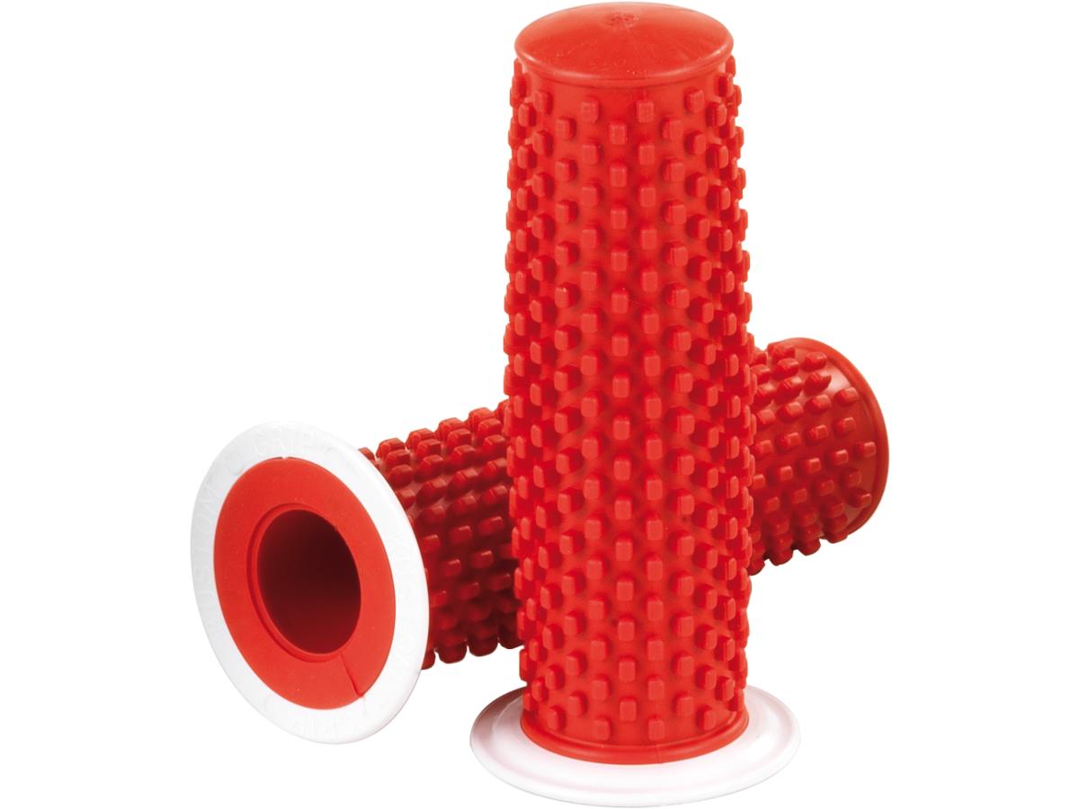 Kustom Tech Rubber Grips Red 1" Throttle By Wire Throttle Cables Kustom Tech Default Title