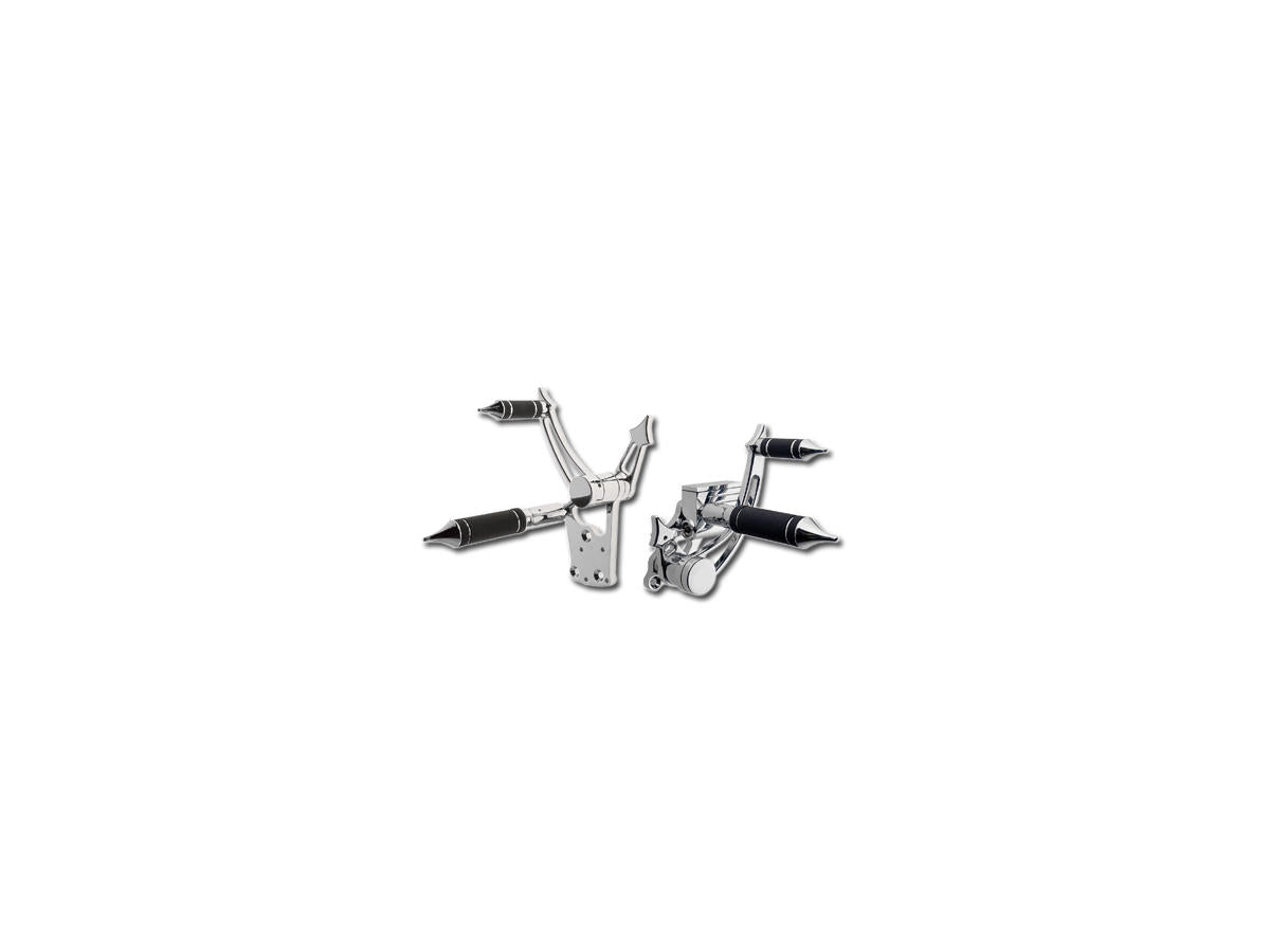 Cce Spike Design Billet Forward Control Kits Chrome Cce Default Title