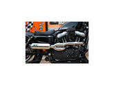 Bsl Bomb V2 Exhaust System , Polished Smooth Heat Shield, Polished Adjustable High End Cap, Polished 4" Bsl Default Title