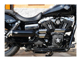 Bsl Bomb V2 Exhaust System , Polished Smooth Heat Shield, Polished Adjustable High End Cap, Black 4" Bsl Default Title