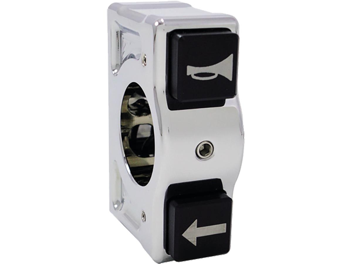 Joker Machine J Tech 2 Button Switch Housing Left Side, Chrome Switch Housing Horn, Indicator Joker Machine Default Title