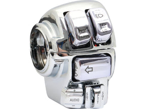 Cce 96 Up Backlit Hand Control Switch And Housing Kit With Audio And Cruise Control Chrome Cce