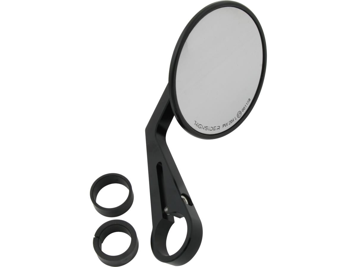 Highsider Montana Bar End Mirror 115 Mm Stem Black, Anodized Highsider Default Title