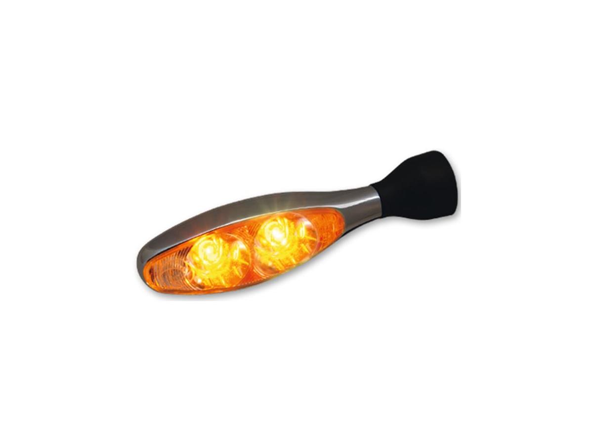 Kellermann Micro 1000 Extreme Led Turn Signal Chrome Clear Led Kellermann Default Title
