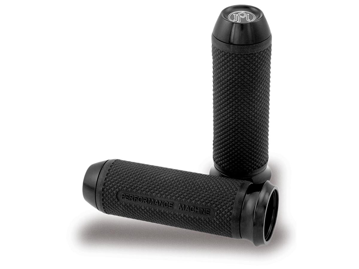 Performance Machine Elite Grip Black Anodized 1" Throttle Cables Performance Machine Default Title