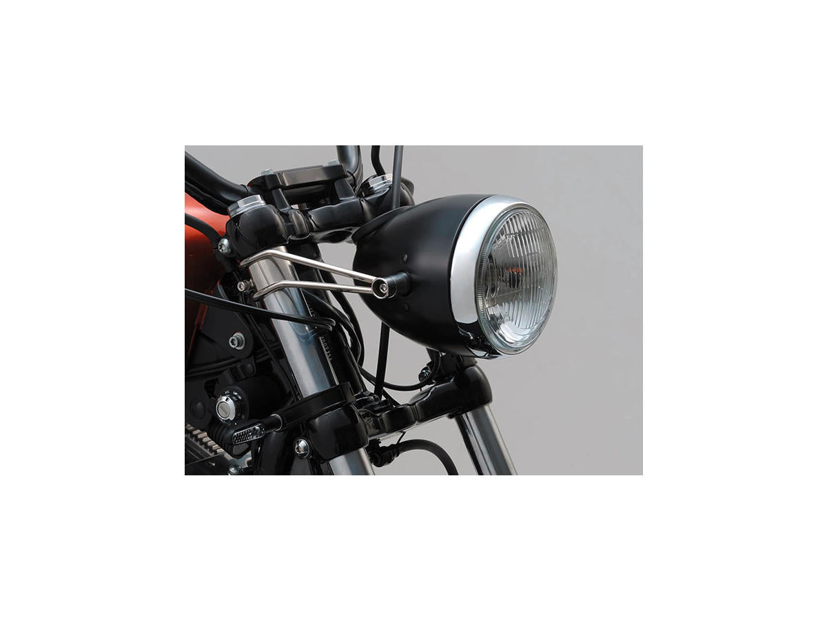 Daytona Japan Vintage Headlight Bracket For 39mm Fork Tubes Black Daytona Japan