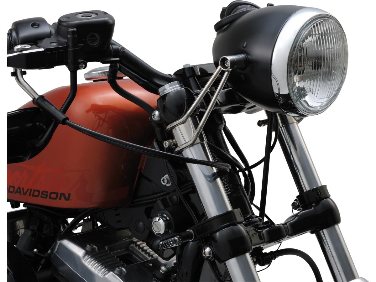 Daytona Japan Vintage Headlight Bracket For 41mm Fork Tubes Stainless Steel Polished Daytona Japan