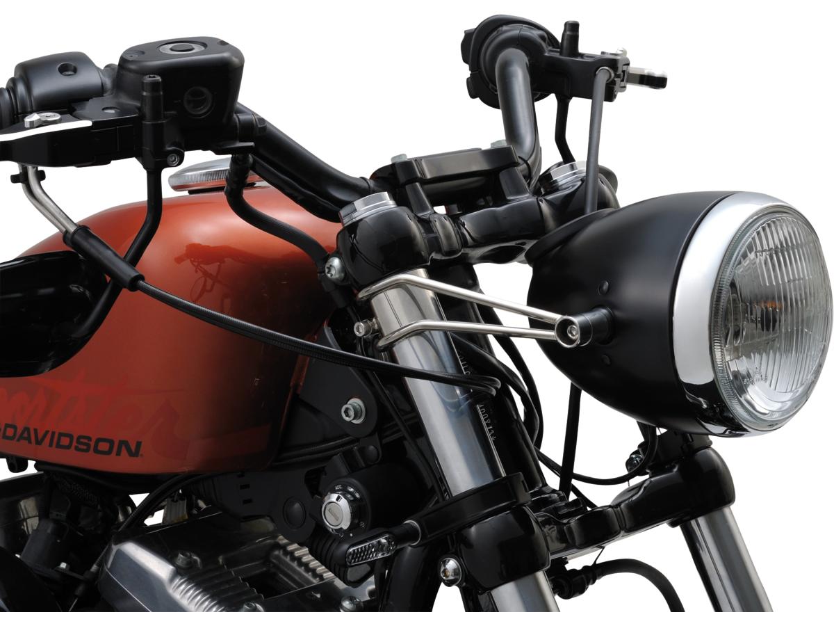 Daytona Japan Vintage Headlight Bracket For 41mm Fork Tubes Stainless Steel Polished Daytona Japan