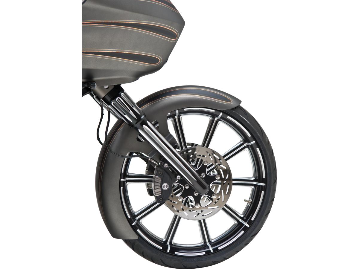 Arlen Ness Deep Cut Fork Boot Black Anodized Arlen Ness