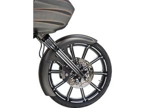 Arlen Ness Deep Cut Fork Boot Black Anodized Arlen Ness