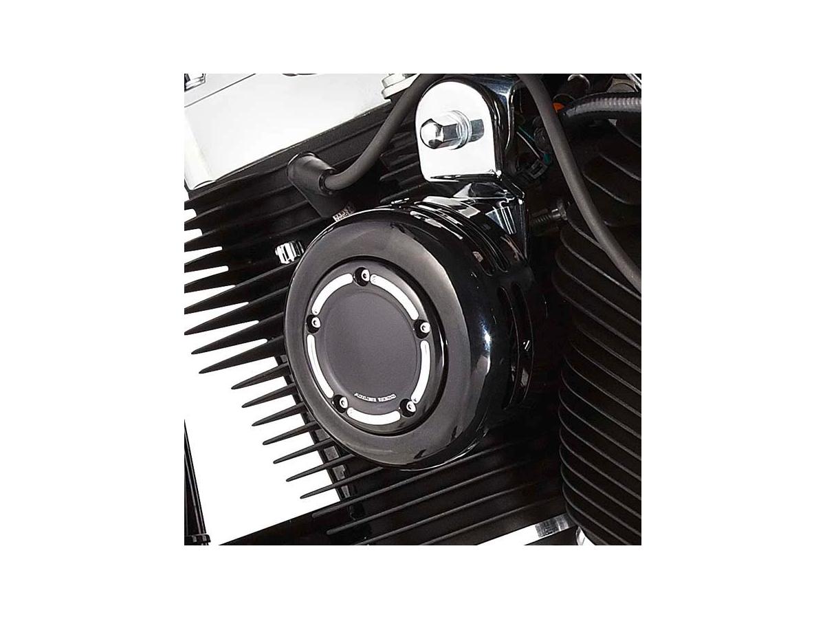Arlen Ness 5 Hole Horn Cover Black Arlen Ness