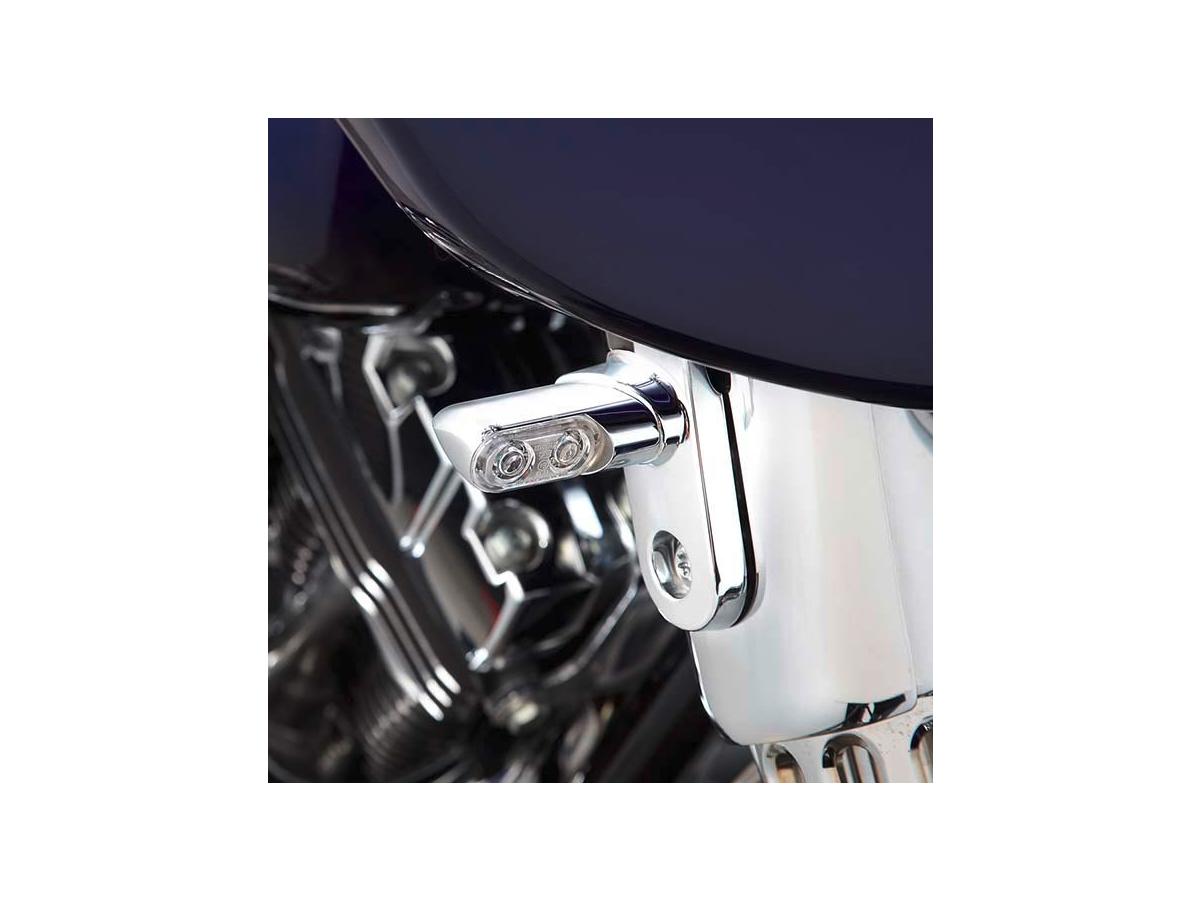Arlen Ness Direct Bolt On Led Turn Signal Amber Led Configuration Chrome Clear Led Arlen Ness