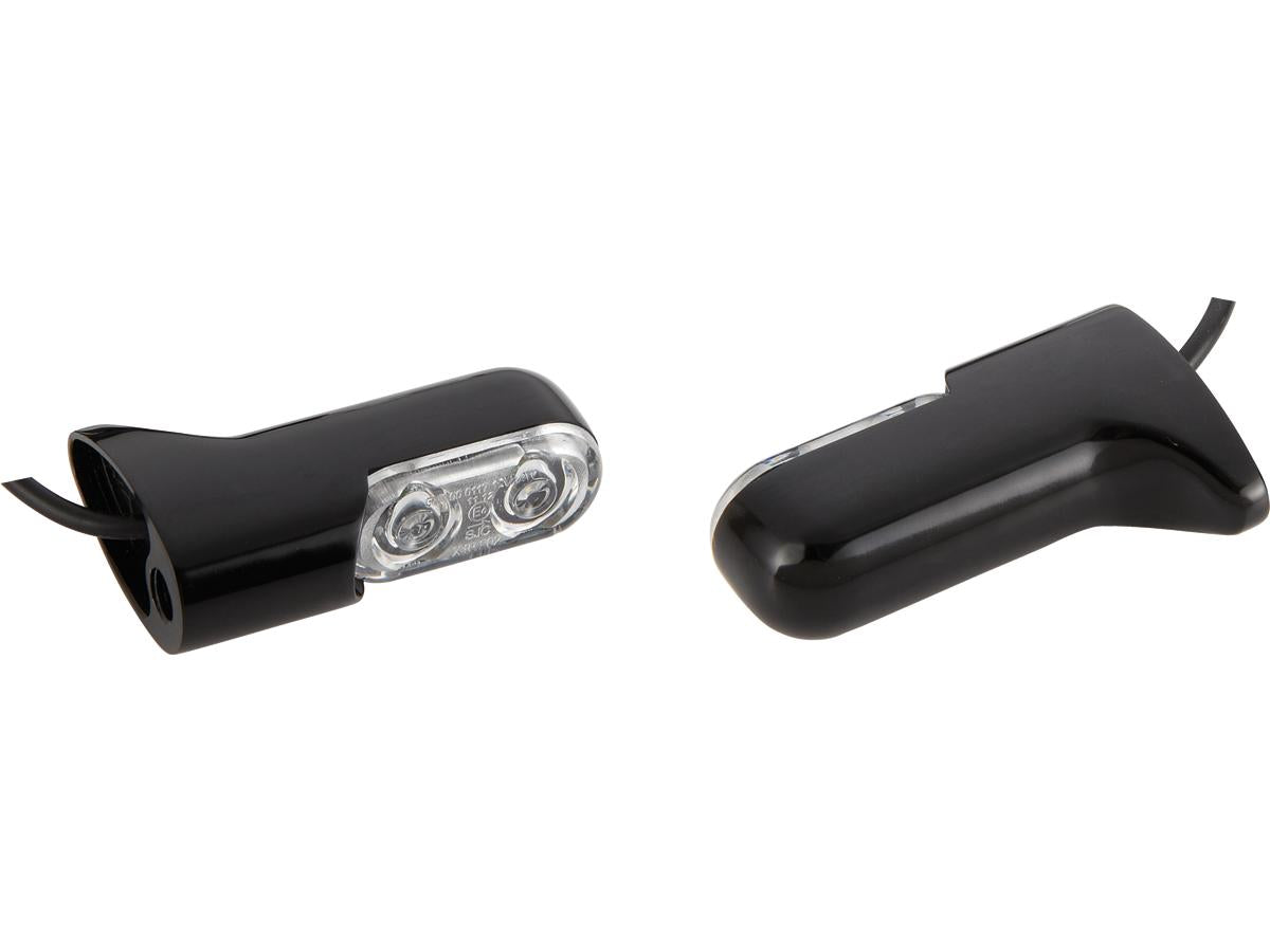 Arlen Ness Direct Bolt On Led Turn Signal Amber Led Configuration Black Anodized Clear Led Arlen Ness Default Title
