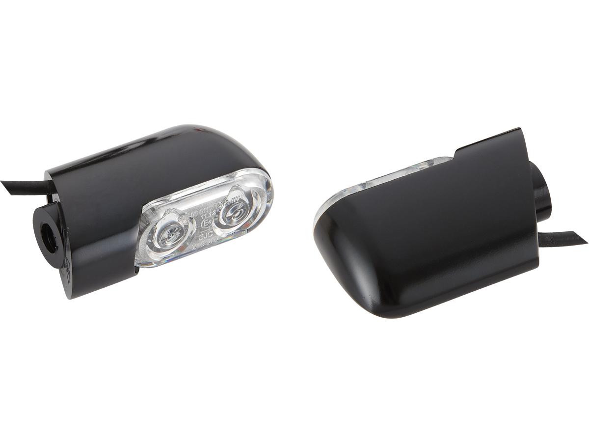 Arlen Ness Direct Bolt On Led Turn Signal For Touring Amber Led Configuration Black Anodized Clear Led Arlen Ness Default Title