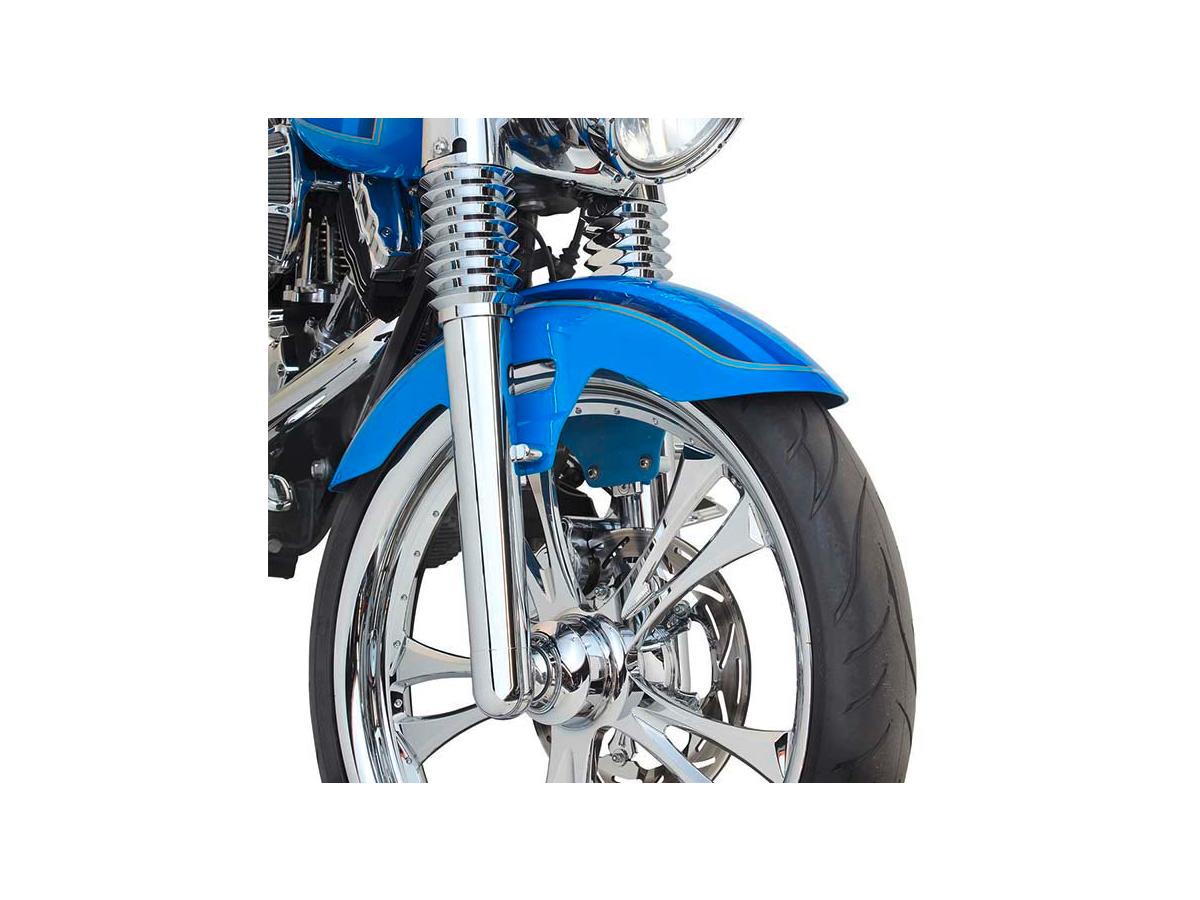 Arlen Ness Smooth Chrome Dual Disc Hot Leg Fork Slider Arlen Ness Default Title