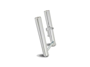 Arlen Ness Smooth Chrome Dual Disc Hot Leg Fork Slider Arlen Ness