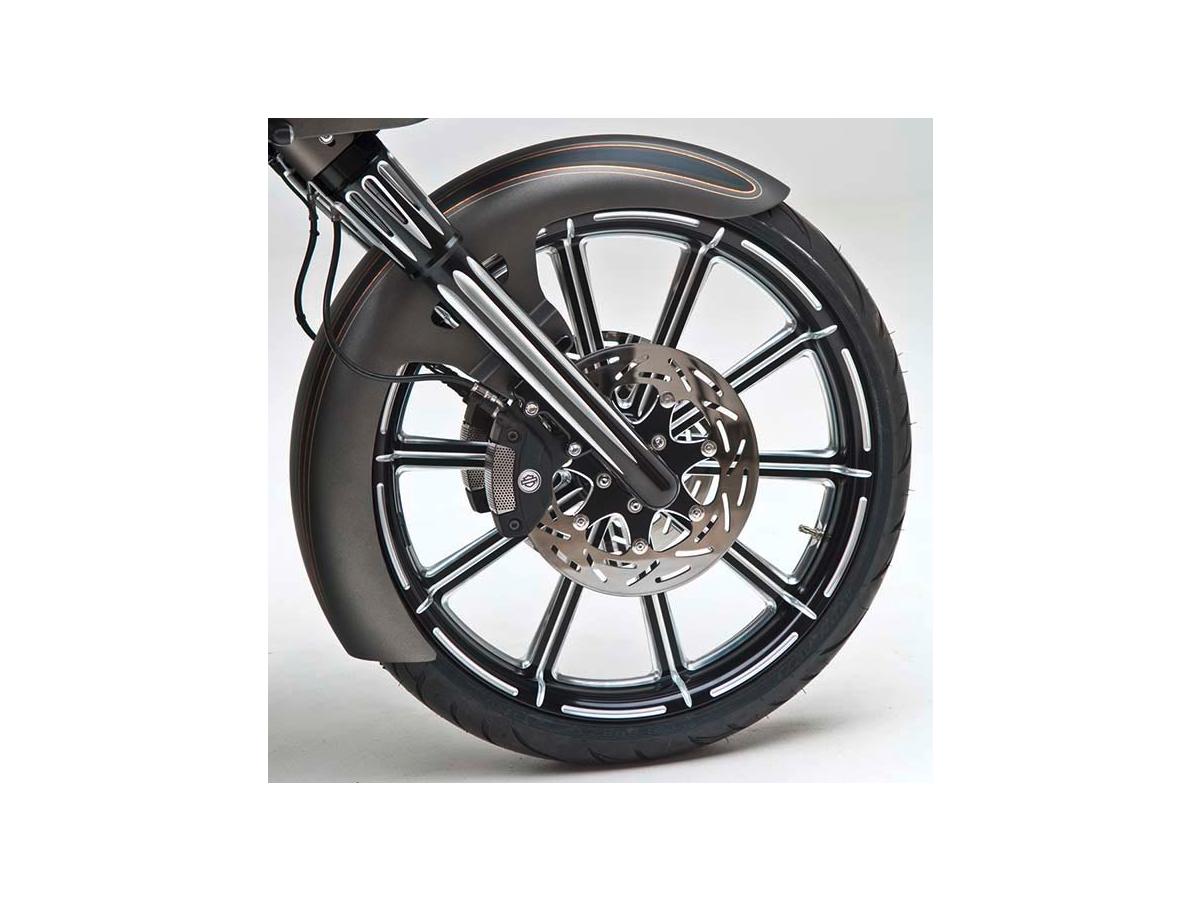 Arlen Ness Deep Cut Hot Legs Fork Lower Legs Black Dual Disc Arlen Ness Default Title
