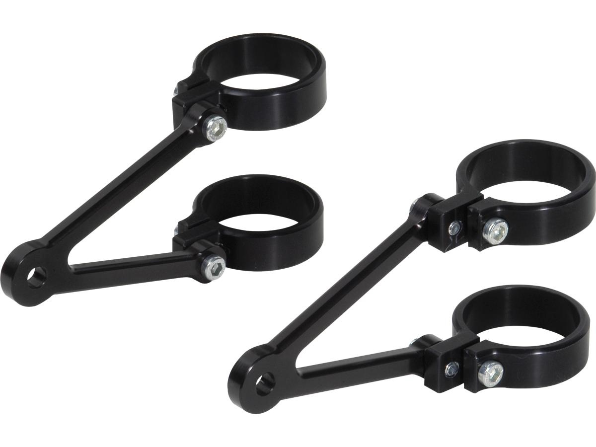 Lsl Fork Side Mount Headlight Bracket Long Black Lsl Default Title