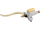Kustom Tech Deluxe Clutch Master Cylinder Kit Brass Satin Lever And Master Cylinder Cover Aluminium Satin 14 Mm 1" Hydraulic Clutch Kustom Tech Default Title