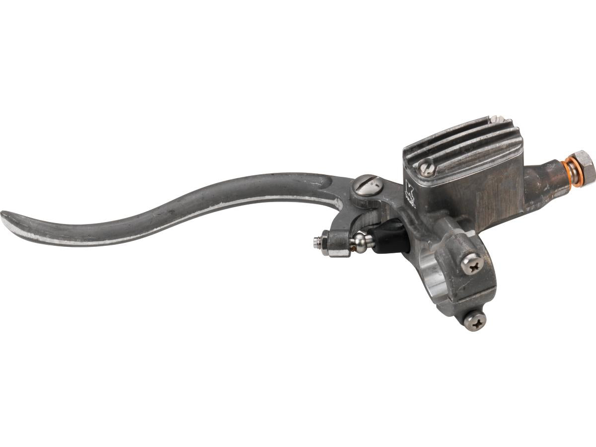 Kustom Tech Deluxe Clutch Master Cylinder Kit Aluminium Raw Lever And Master Cylinder Cover Aluminium Raw 14 Mm 1" Hydraulic Clutch Kustom Tech Default Title