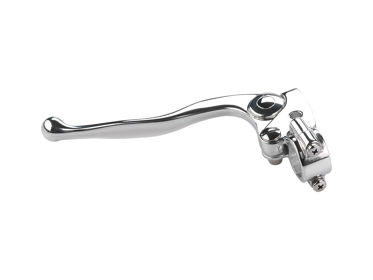 Kustom Tech Classic Clutch Cable Perch Assembly Aluminium Polished 1" Cable Clutch Kustom Tech Default Title