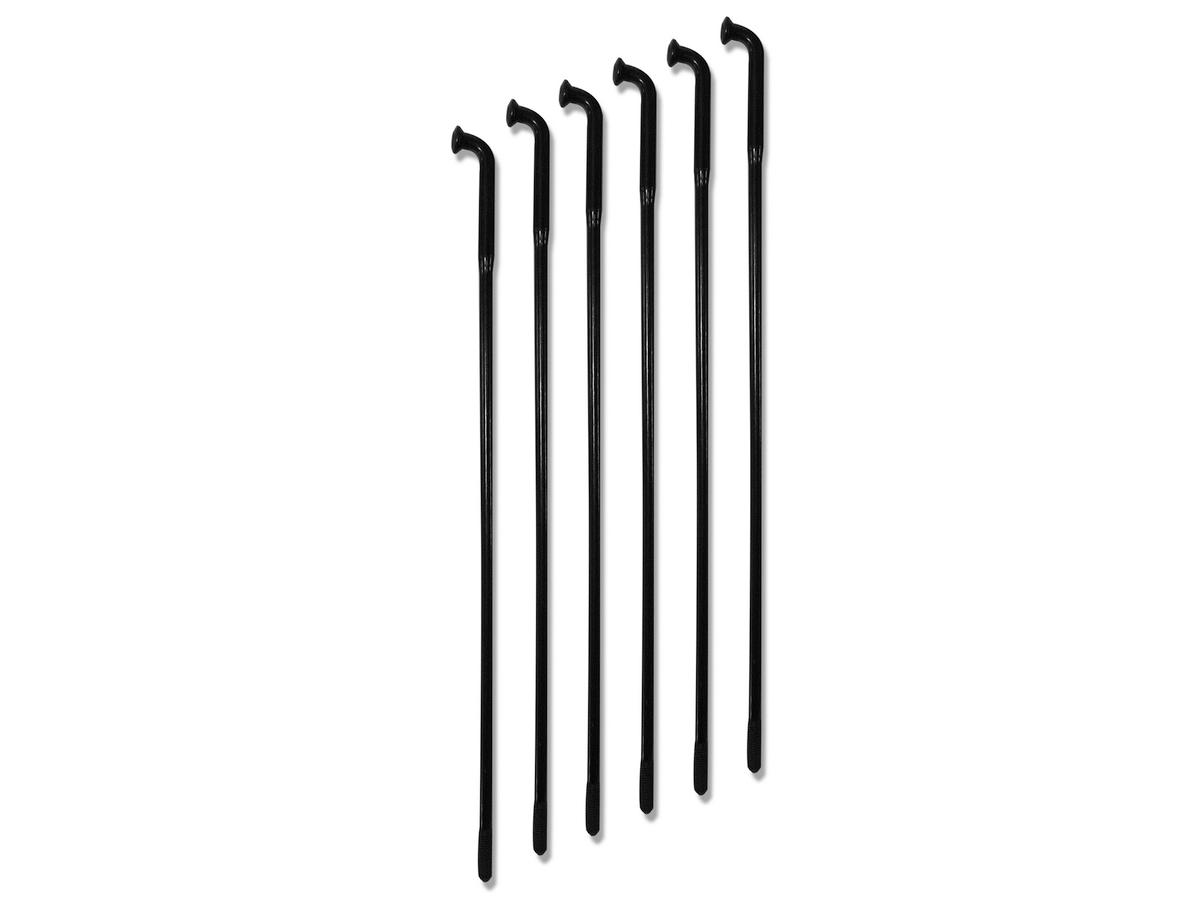 Tts Tts Spoke Set, 18" Long, Black Chrome Tts