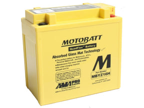 Motobatt Quadflex Agm Battery Agm, 240 A, 16.5 Ah Motobatt Default Title