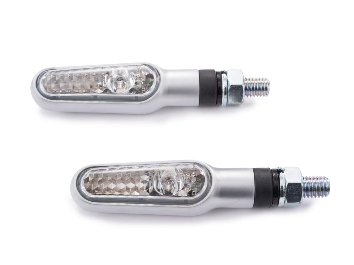 Daytona Japan D Light Led Turn Signal Aluminium Satin Clear Led Daytona Japan