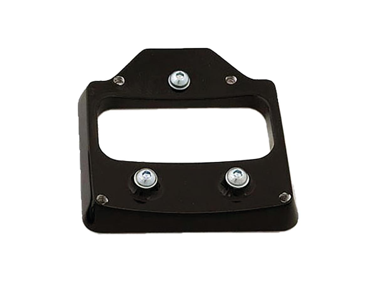 Thunderbike Mid Mount License Plate Base Plate Adapter Black Thunderbike Default Title