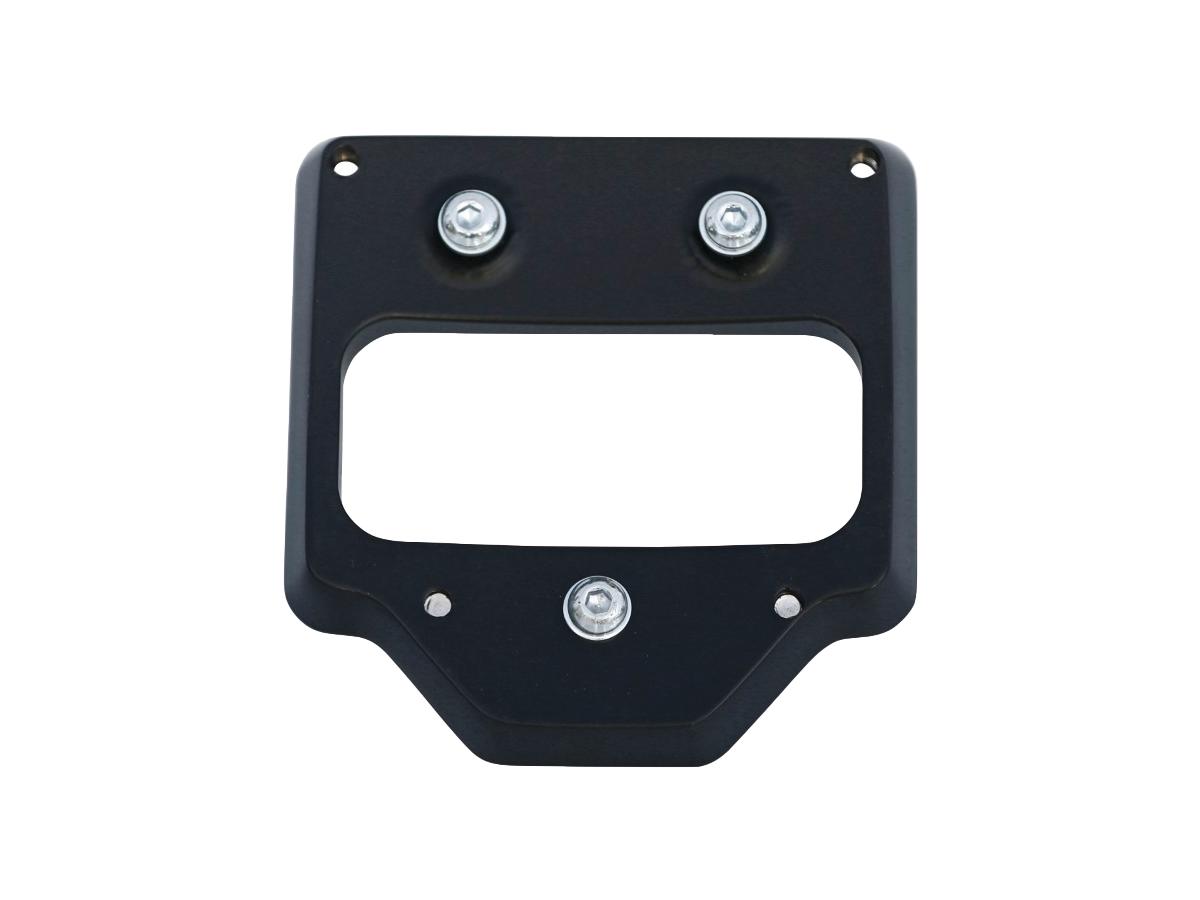 Thunderbike Mid Mount License Plate Base Plate Adapter Black Satin Thunderbike Default Title