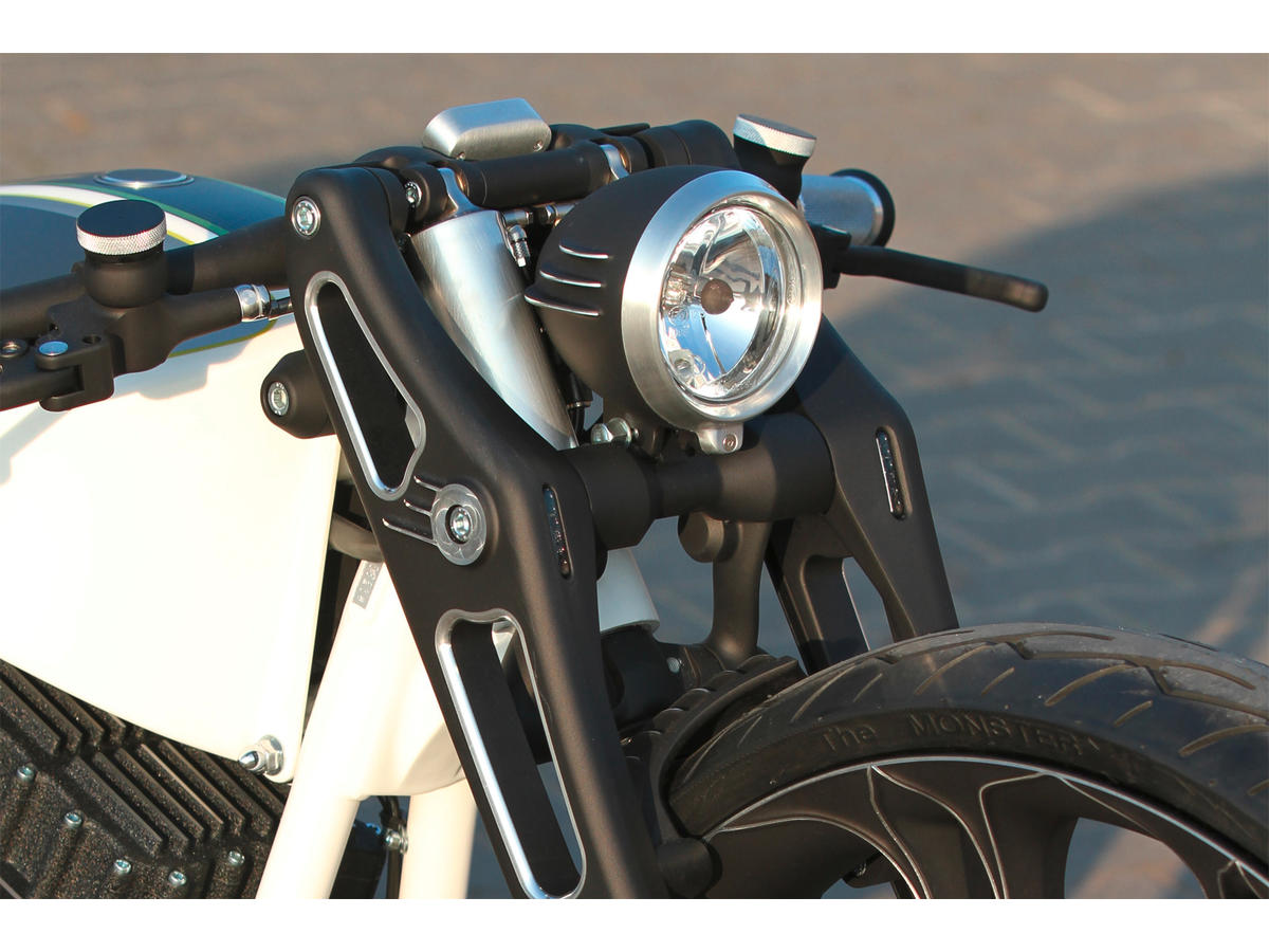 Thunderbike Unbreakable 4" Headlight Aluminum Bezel Bi Color Anodized H4 Thunderbike