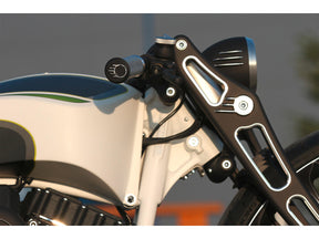 Thunderbike Unbreakable 4" Headlight Aluminum Bezel Bi Color Anodized H4 Thunderbike