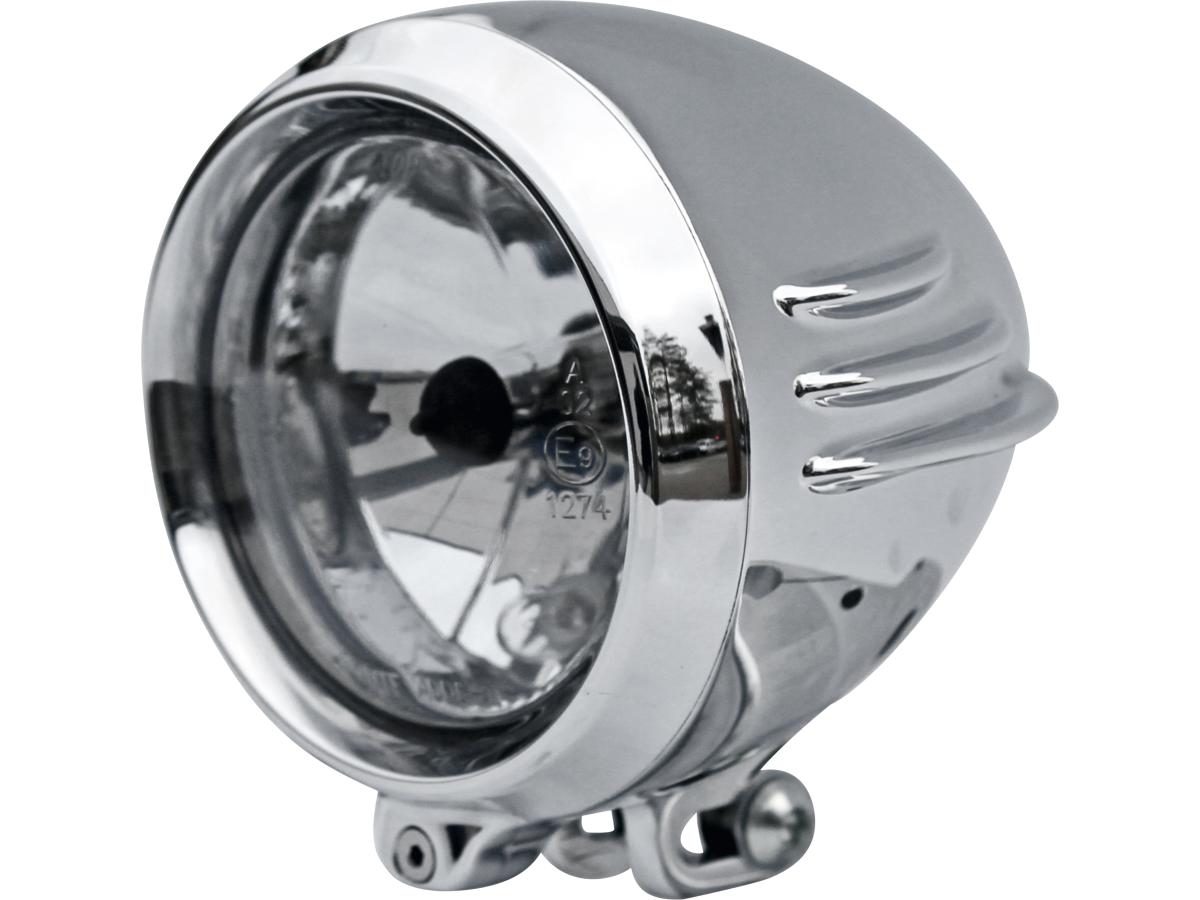 Thunderbike Unbreakable 4" Headlight Aluminium Polished H4 Thunderbike Default Title