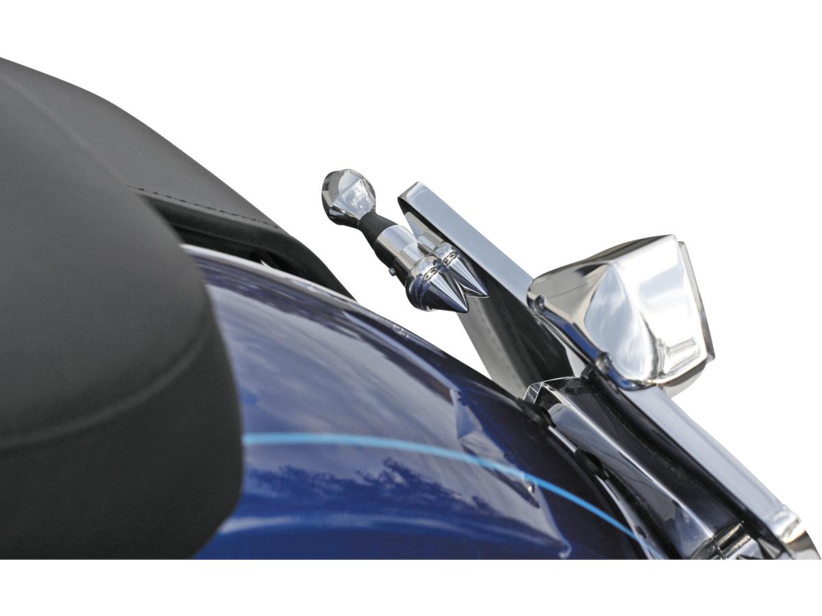 Thunderbike Down And Inside License Plate Turn Signal Bracket Aluminium Polished Thunderbike