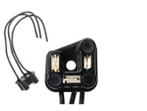 Standard Motorcycle Products Headlight Connectors H4 Headlight Female Black Standard Motorcycle Products Default Title