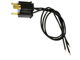 Standard Motorcycle Products Headlight Connectors H4 Headlight Male Black Standard Motorcycle Products Default Title