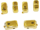 Cce 6 Pc Switch Cap Set Gold Hand Control Switch Cap Kit Cce Default Title