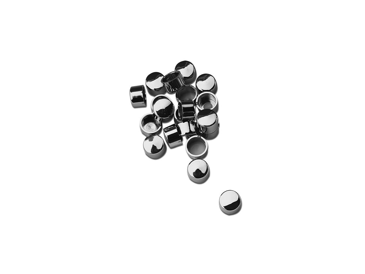 Cce Dome Bolt Cover Set 3/8" Chrome Cce Default Title