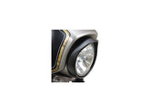 Cce Visored 7" Headlamp Trim Ring With Stamping Black Cce Default Title