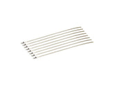 D.E.I. Exhaust Wrap Stainless Steel Locking Ties 8" Long, 3/16" Wide (Pack Of 8) D.E.I. Default Title