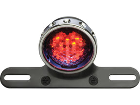 Cce Retro Drilled Led Taillight With Bracket Chrome Aluminium Black Clear Led Cce