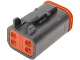 Namz Deutsch Oem Dt Series Connector Housings 4 Wire Male Black Namz Default Title