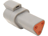 Namz Deutsch Oem Dt Series Connector Housings 3 Wire Female Gray Namz Default Title