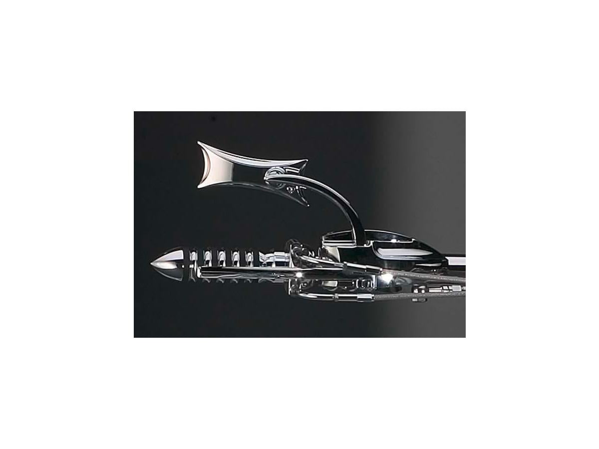 Arlen Ness Four Point Micro Mirror Chrome Left Arlen Ness
