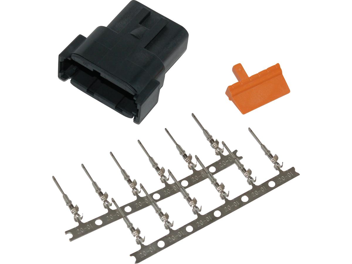Namz Connector Deutsch Dtm 12 Position Black Male Black Namz Default Title