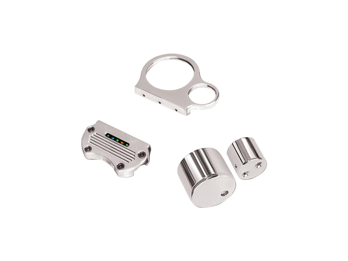 Yankee Engineuity Gauge Motor Top Mount Adapter Chrome Yankee Engineuity