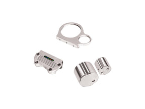 Yankee Engineuity Gauge Motor Top Mount Adapter Chrome Yankee Engineuity