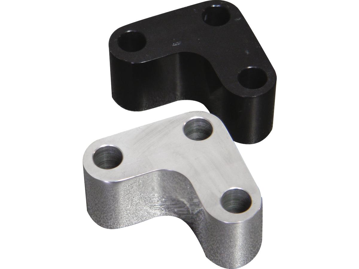 Braun's Twinparts Forward Control Spacer Bracket 30 Mm Chrome Left Braun's Twinparts Default Title