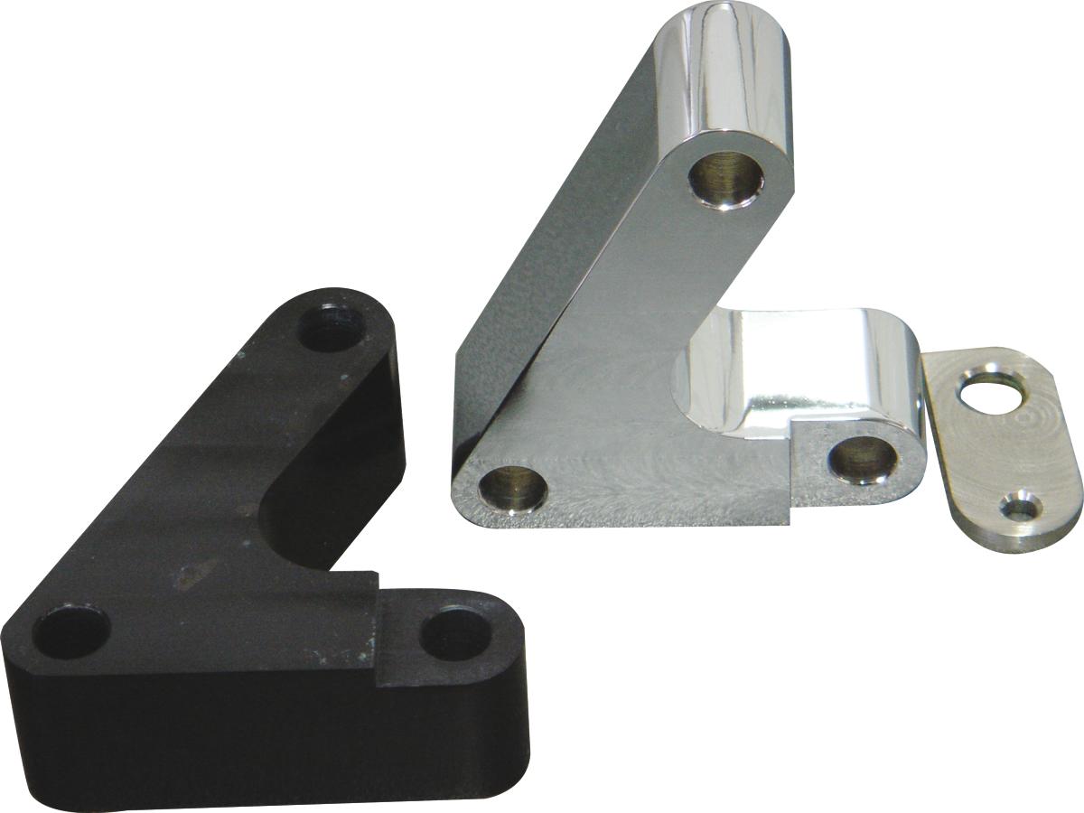 Braun's Twinparts Forward Control Spacer Bracket 30 Mm Black Right Braun's Twinparts Default Title