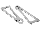 Hells Kitchen Choppers Axle Mount Side Mount License Plate Bracket For 3/4" Axle Diameter Aluminium Polished Hells Kitchen Choppers Default Title